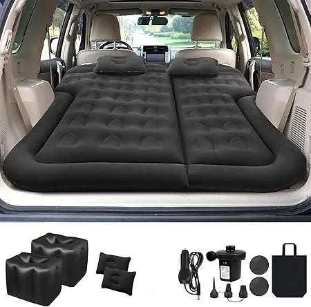 ® SUV Air Mattress Car Camping Travel Bed, Car Air Mattress Back Seat Bed,Thickened Inflatable Mattress with Two Air Pillow, Ful