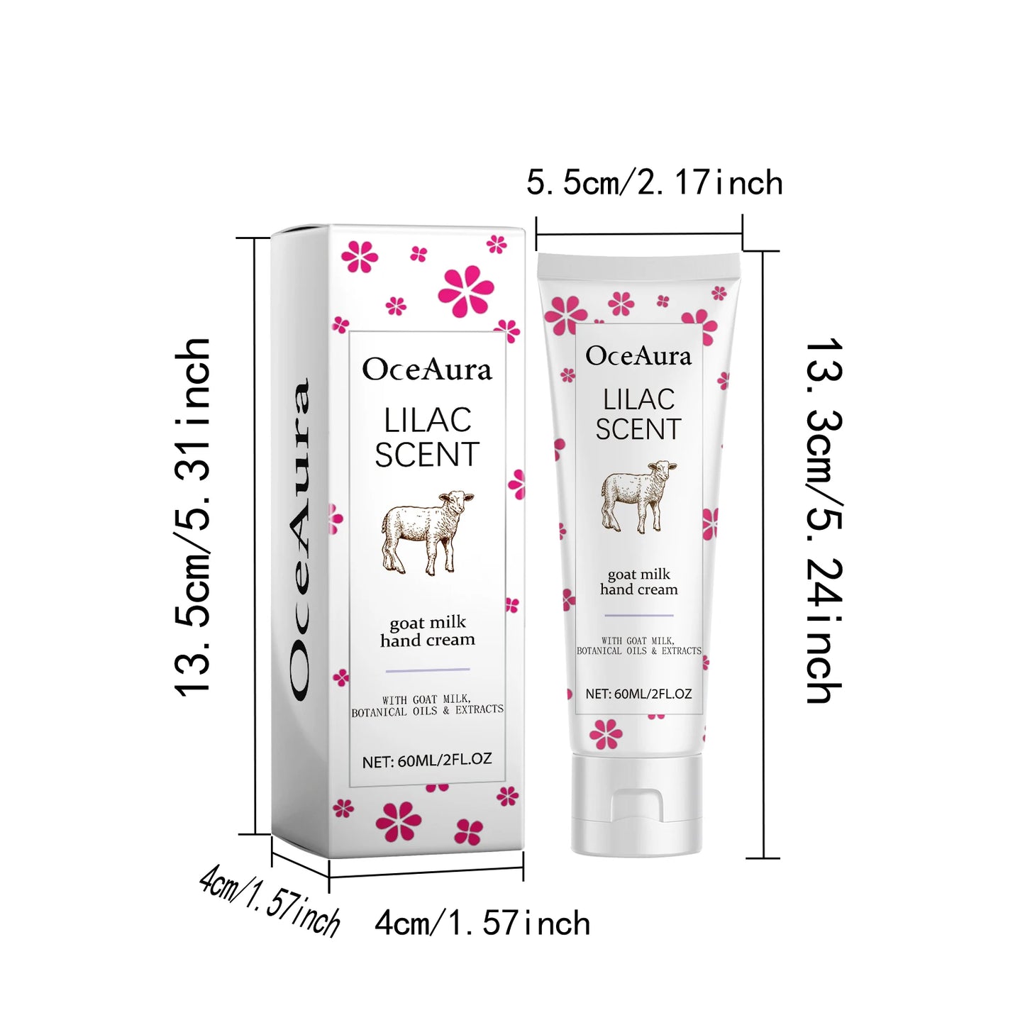 OceAura Goat Milk Hand Cream Cream Nourishing Moisturizes Soothes Hand Skin Whitening And Brightening Skin Care Product