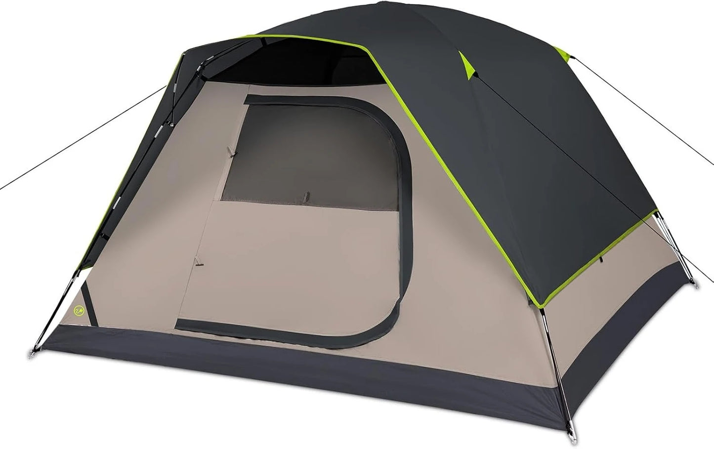 Camping Tent, 4 Person Dome Tents for Camping with Rainfly, Waterproof Clip Easy Setup Portable Family Tent with Mesh Windows