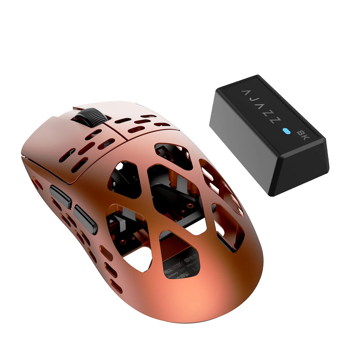 AJAZZAM3 Magnesium Alloy Mouse Lightweight Version PAW3950 Gaming Mouse Wireless Three Modes Black Mythology Transmission