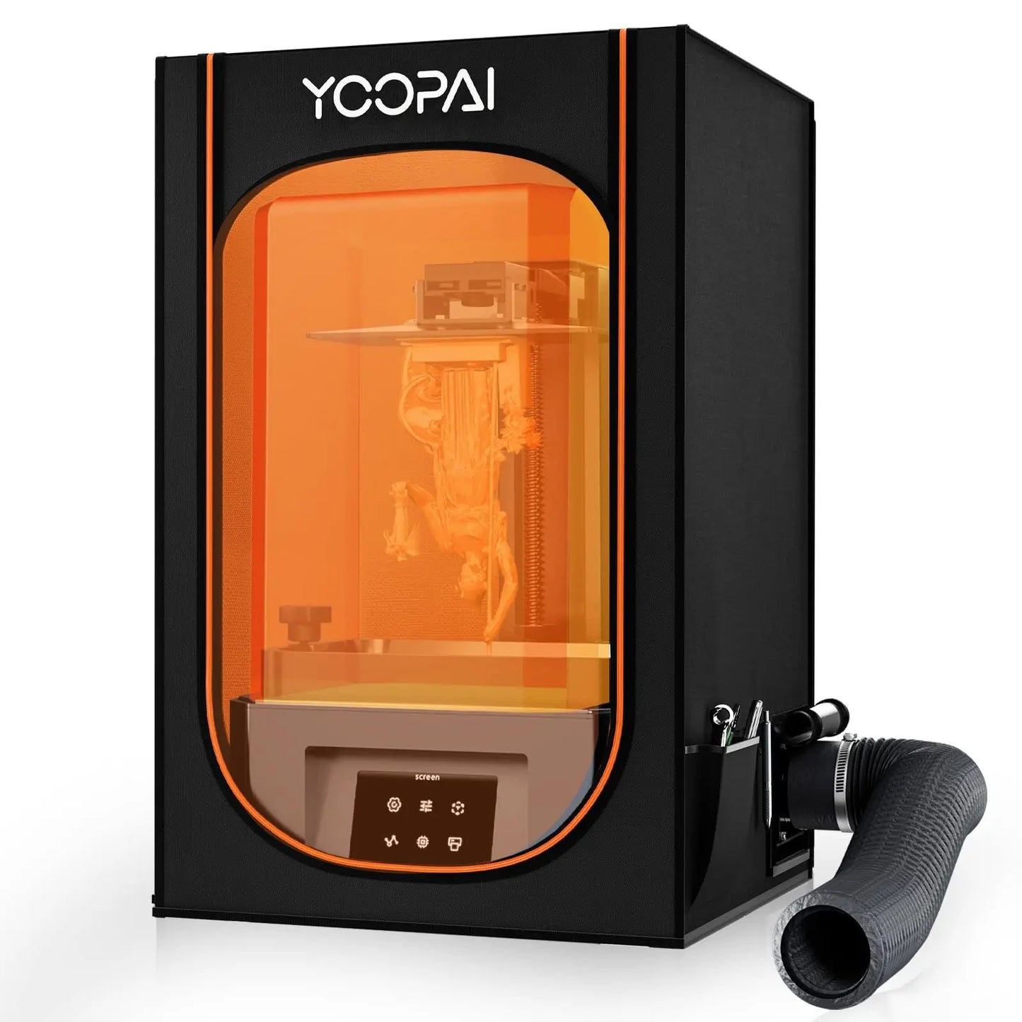 YOOPAI 3D Printer Enclosure 3D Printer Resin Enclosure UV For Creality and all 3D Printer Large size Ventilation Kit LED Light