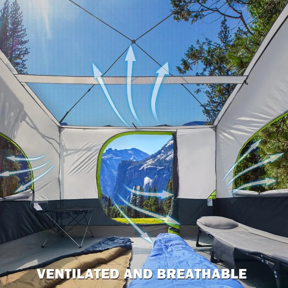UNP Inner Tent | Side Tents for 10' x 10' Pop Up Canopy Camping Easy Set Up Gazebo (Dark Blue)