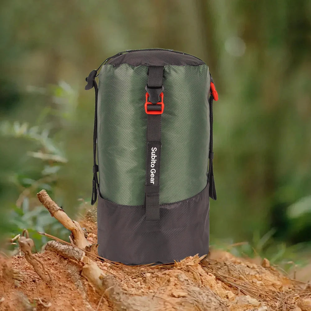 Sleeping Bag Compression Storage Bag Waterproof Ultralight Sleeping Bag Stuff Sack Large Capacity Space Saving for Down Jackets