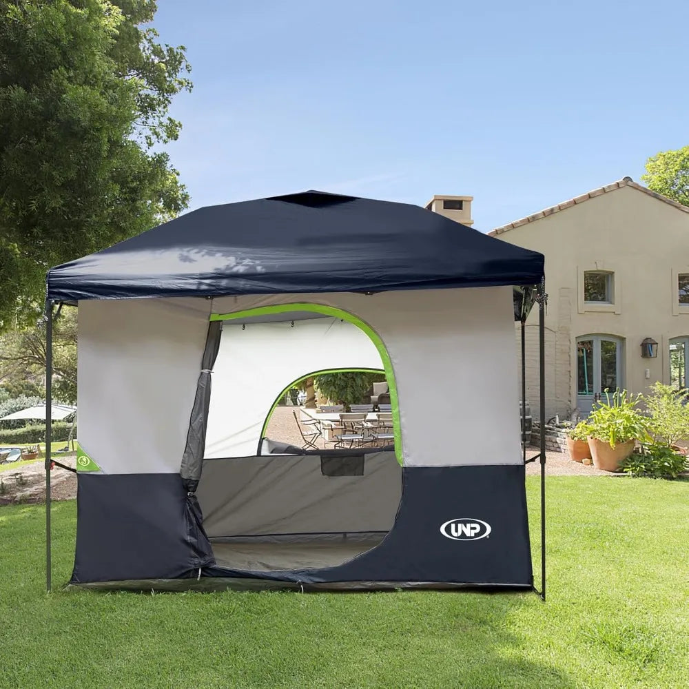 UNP Inner Tent | Side Tents for 10' x 10' Pop Up Canopy Camping Easy Set Up Gazebo (Dark Blue)