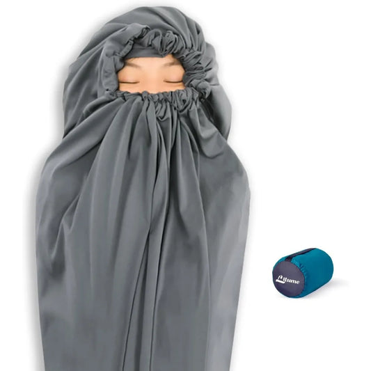 Thermolite All Season Sleeping Bag Liner Add Up to 22°F / 12°C, Mummy Sleeping Sack for Backpacking, Camping, Traveling, for Col