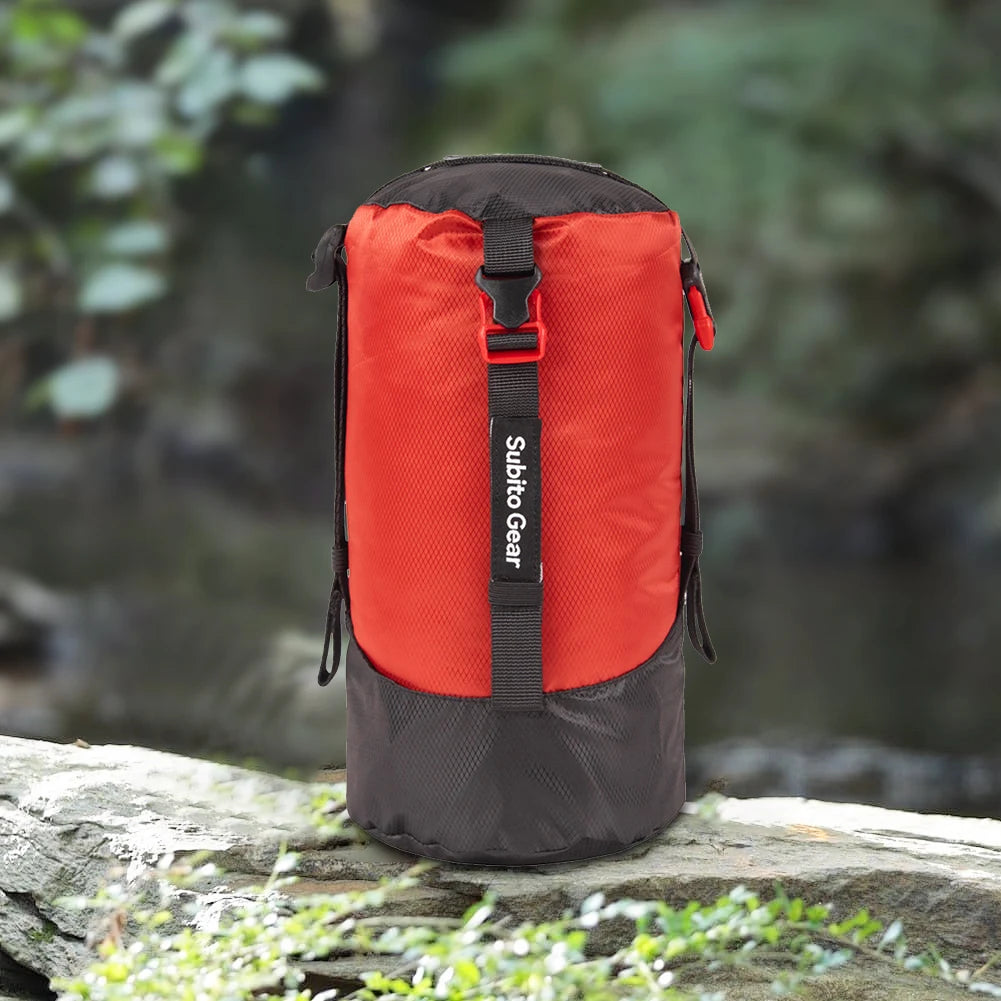 Sleeping Bag Compression Storage Bag Waterproof Ultralight Sleeping Bag Stuff Sack Large Capacity Space Saving for Down Jackets