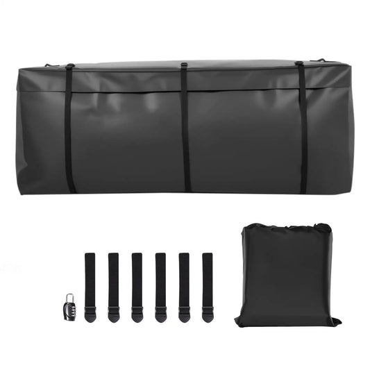 57.48 x 19.49 x 23.82 in (16 Cubic Feet), for Truck Beds with Strong Straps, Compatible with Car SUV Vans Hitch Basket