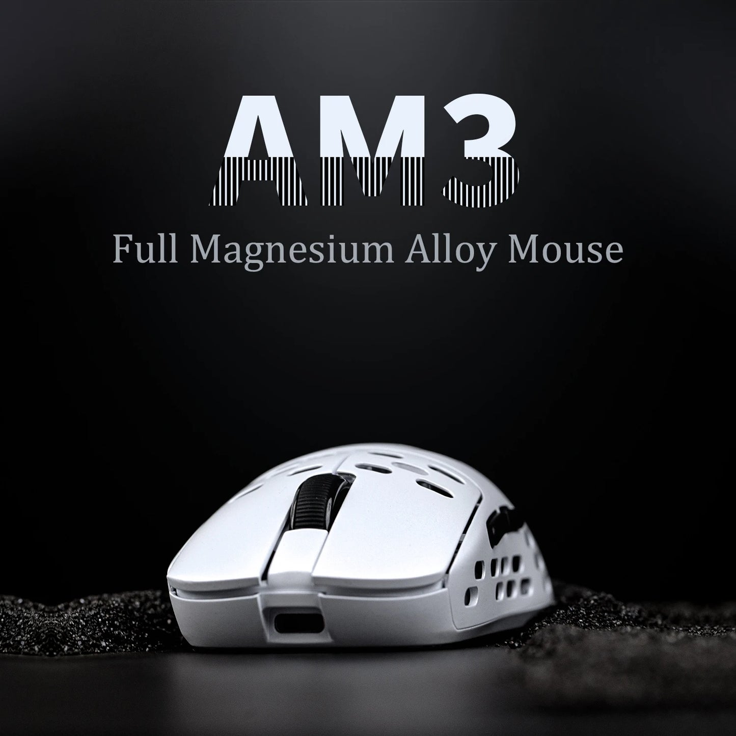 AJAZZAM3 Magnesium Alloy Mouse Lightweight Version PAW3950 Gaming Mouse Wireless Three Modes Black Mythology Transmission