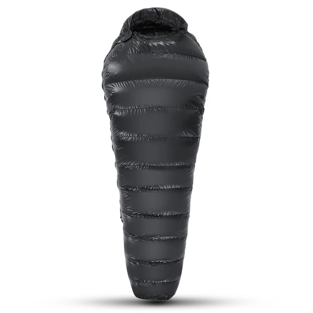 Mummy Sleeping Bag White Duck Down Camping Sleep Sack Waterproof Portable Sleeping Bag for Adults Cold Weather