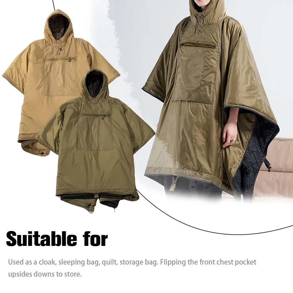 Cotton Sleeping Bag Insulation Blanket Outdoor Portable Quilt Cloak