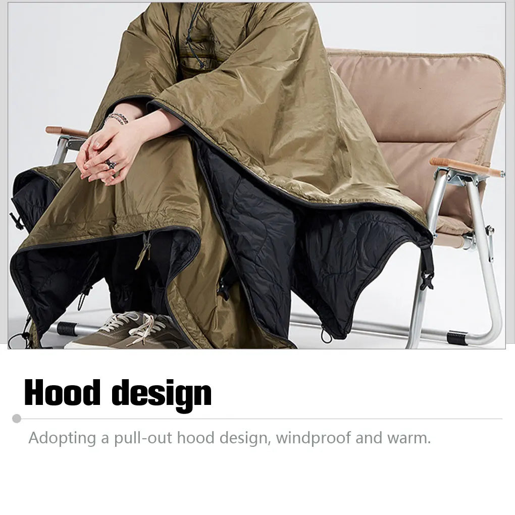 Cotton Sleeping Bag Insulation Blanket Outdoor Portable Quilt Cloak
