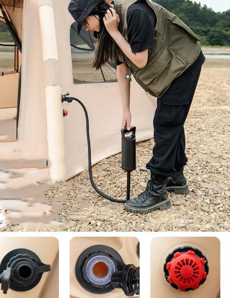 Quality Portable Fully Automatic Thickened Home Travel Inflatable Tent Waterproof Anti-UV Shade Beach Camping Oxford Cloth Tent